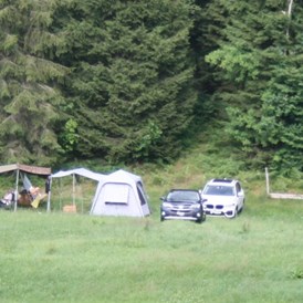 Wohnmobilstellplatz: Das Camp Waldrand für max. 4 Fahrzeuge.  - Müller`s Campingplätze